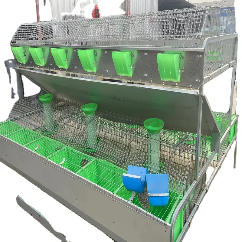 Высококачественная сварная проволока индивидуального типа, уникальные клетки для кроликов (завод), 3 или 4 слоя