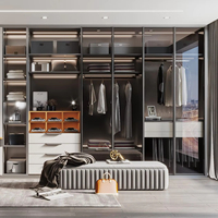Armoires de chambre à coucher Lesso Home au design italien simple et personnalisé pour la maison, le salon, l'hôtel, le bureau à domicile, armoire contemporaine