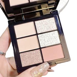 พาเลทอายแชโดว์แบบพับได้พร้อมกระจกชุดอายแชโดว์สำหรับแต่งหน้าใช้เดินทางแบบ2024 6สี - Product Image 4