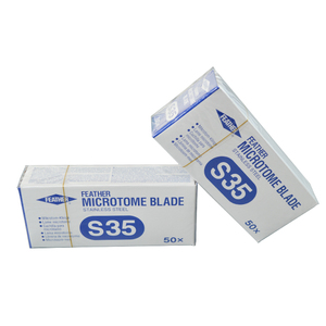 ใบมีดสแตนเลส ยี่ห้อเฟเธอร์ รุ่น <span class=keywords><strong>S35</strong></span> ใบมีดไมโครโทมแบบใช้แล้วทิ้ง - Product Image 1