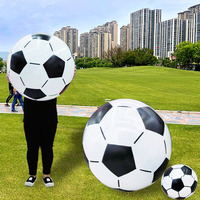 Ballon de football gonflable pour jeux de plein air, jeux aquatiques d'été, événements scolaires, divertissement et fitness, emballage en boîte blanche