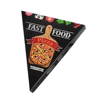 Caja de Pizza Personalizada de Papel Kraft de Alta Gama, Tamaño Personalizado, Estilo Europeo, Ecológica, Reciclable, Biodegradable, con Laminado Mate