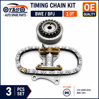Set Rangkaian Rantai Timing Lengkap Baru untuk Audi A4 TT BWE/BPJ 2.0T 2008-2012 Baja Paduan 3pcs Perlengkapan Perbaikan Mesin Mobil