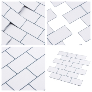 Carreaux <span class=keywords><strong>de</strong></span> <span class=keywords><strong>sol</strong></span> en vinyle autocollants imperméables à peler et coller <span class=keywords><strong>pour</strong></span> la décoration intérieure, la cuisine et la <span class=keywords><strong>salle</strong></span> <span class=keywords><strong>de</strong></span> <span class=keywords><strong>bain</strong></span>. - Product Image 6
