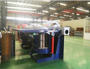 Four de fusion à <span class=keywords><strong>induction</strong></span> électrique à bascule hydraulique de 15 tonnes pour acier, barres d'acier et acier inoxydable - Prix fabricant - Product Image 4