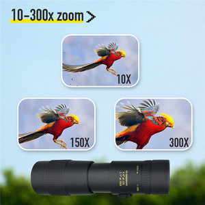 Télescope monoculaire super téléobjectif SECOZOOM 10-300x40mm avec trépied, étanche - Product Image 4