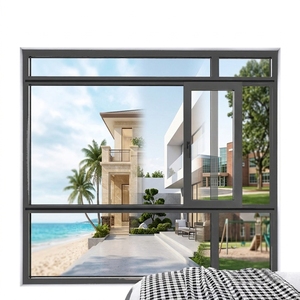 Fenêtre coulissante à isolation thermique <span class=keywords><strong>de</strong></span> haute qualité, design personnalisable, double vitrage insonorisé, aluminium imperméable, extérieur villa - Product Image 2
