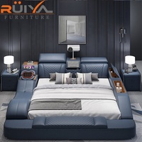 Lit multifonction au design moderne, avec rangement de massage, avec projecteur, offre spéciale,