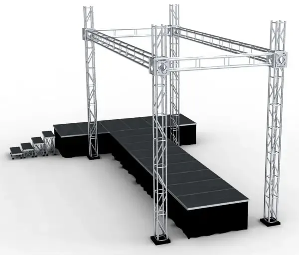 TUV Activity Aluminum Outdoor Exhibition Light Truss System Display Stage Club DJ Lighting Equipment Totem Station Aluminum Trus