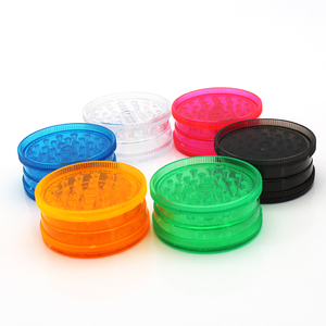 Gunter Smoking Accessories 60mm 3 Layers Smoke Tobacco Custom Logo Plastic Herb Grinder Herb