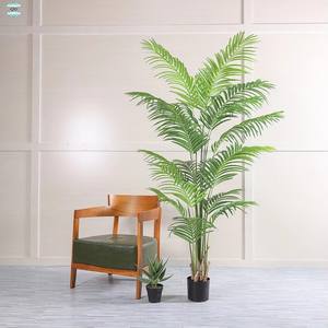 Palmiers artificiels en plastique, résistants à l'eau, écologiques, personnalisés, avec feuillage réaliste, en pot, pour café et bureau - Product Image 3