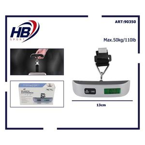 HB Sport <b>Electronic</b> Luggage <b>Scale</b> 50kg Max 13cm Compact Digital Weight Measure Travel Use - Product Image 3