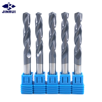 Foret hélicoïdal à revêtement CNC JR127, tige droite, 2 mm-2,5 mm, HRC65, carbure, foret pour trous profonds