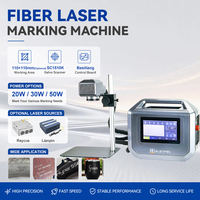 Máquina de Marcado Láser de Fibra Portátil de Fábrica Directa para Metal, Plástico y Madera, Mini Grabador Láser de 20W 30W 50W OEM ODM
