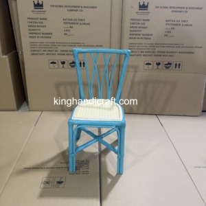 Chaises pour enfants en rotin faites à la main de qualité supérieure pour les fêtes, design personnalisé, mobilier pour événements pour enfants, fournisseur en gros - Product Image 5