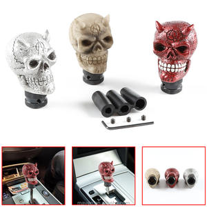 28 modèles <span class=keywords><strong>de</strong></span> <span class=keywords><strong>pommeau</strong></span> <span class=keywords><strong>de</strong></span> levier <span class=keywords><strong>de</strong></span> vitesses manuel universel pour voiture et camion, crâne fantôme squelette - Product Image 3