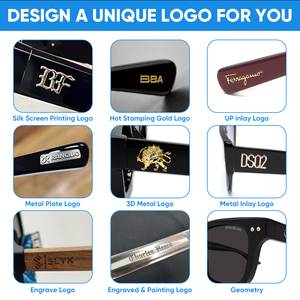 Thiết kế của phụ nữ kính mát sang trọng thời trang quá khổ khung với phân cực UV400 bảo vệ - Product Image 5