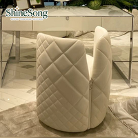 Fauteuil pivotant moderne et design, en tissu matelassé, fauteuil de détente individuel, fauteuil rotatif pour salon, mobilier de maison