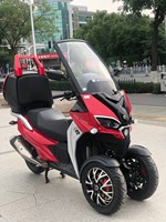 Scooter sportif italien Adiva Reverse à trois roues NIKEN155 250cc refroidi par eau, vitesse maximale de 100 km/h