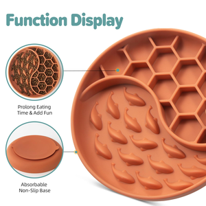 Gamelle anti-étouffement personnalisée pour chien avec ventouse puissante et tapis de léchage en silicone, en PP, facile à nettoyer - Product Image 3