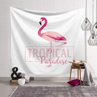 Écologique 100% Polyester Flanelle En Peluche Jeter Couverture Sublimation Impression Flamingo Animal Polaire Taille Options Disponibles