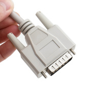 Cable DB15 de doble capa macho a extensión macho de 15 Pines de cable recto para servocontrolador CNC UPS PLC