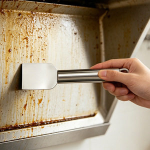 Raspador de limpieza multiusos de acero inoxidable para campanas de cocina y refrigeradores, eliminación de juntas de suelo y vidrio - Product Image 5