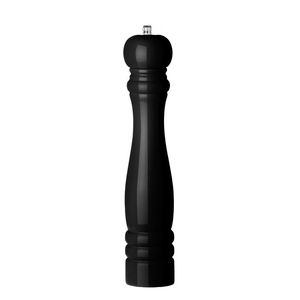 Moulin à poivre en bois noir HENDI, meuble de cuisine, diamètre 60 mm, hauteur 315 mm - Product Image 1