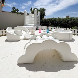 All'ingrosso Soft Play Big Ball Pit <span class=keywords><strong>parco</strong></span> <span class=keywords><strong>giochi</strong></span> per bambini all'aperto bianco Indoor Soft Play attrezzature fiore <span class=keywords><strong>con</strong></span> scivolo per il noleggio del partito - Product Image 3