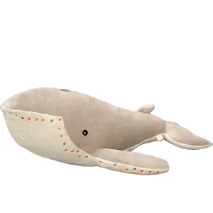 定制卡通鲸鲨娃娃定制毛绒玩具鲸鱼毛绒玩具毛绒动物海洋动物娃娃生日礼物