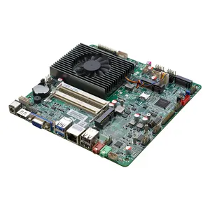 Direct deal DDR3L dual channel mini mainboard industrial embedded thin itx motherboard with VGA/HD/EDP