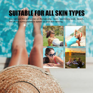 Eelhoe Black Care Gel Summer Beach <span class=keywords><strong>Bronceador</strong></span> <span class=keywords><strong>de</strong></span> bronceado rápido Natural Refrescante e hidratante - Product Image 4