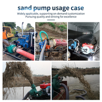 Pompe à sable à moteur diesel 15HP Pompe à eaux usées Pompes chimiques de dragage de rivière à haute pression OEM Support personnalisé