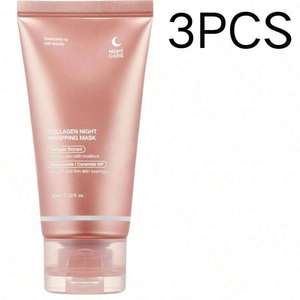 Masque de nuit régénérant pour la peau au collagène, 3 pièces, crème gel anti-âge pour peaux normales - Product Image 2