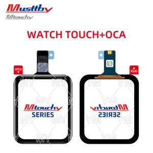 Musttby Serie MY, Cristal Templado OCA con Dureza 9H, Repuesto para Relojes S3/S4/S5/S6/SE/S7/<span class=keywords><strong>S8</strong></span>/S9/S10 de 45/49/41/38/42/44mm - Product Image 1