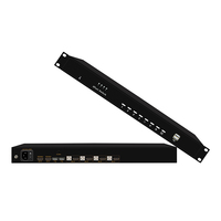 Commutateur KVM 4K UHD 17,3-18,5 pouces 1U pour rack, avec console tiroir 4-16 ports et 8 ports en stock