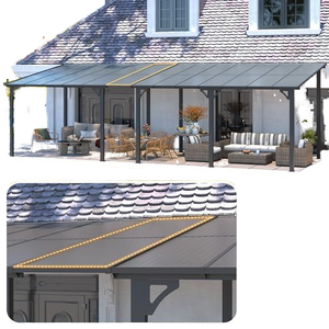 Système <span class=keywords><strong>de</strong></span> <span class=keywords><strong>toit</strong></span> rétractable en verre <span class=keywords><strong>pour</strong></span> <span class=keywords><strong>pergola</strong></span> en aluminium, patio, <span class=keywords><strong>toit</strong></span> coulissant automatique, pratique, <span class=keywords><strong>pour</strong></span> balcon, jardin extérieur - Product Image 3