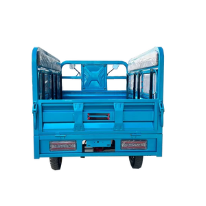 Tricycle électrique pour adultes à 3 roues, double usage, robuste, transport de passagers et de marchandises, scooter électrique avec siège pliable - Product Image 6