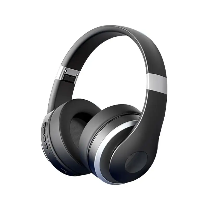 2022 new noise cancelling headphone blueteeth 5.1 over-ear wireless headphone with built-in microphone