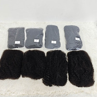 Promotion 4$ Letsfly Afro Kinky Hair 9A Extension de cheveux humains brésiliens pour tresses Fournisseur de cheveux 40 grammes par paquet Cheveux naturels