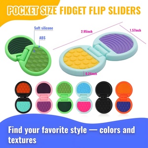 Sáng tạo Silicone lo lắng Đá Đồ chơi Thần tài tay <span class=keywords><strong>Spinner</strong></span> cảm giác Đồ chơi xoay Flipper cho Giáng sinh - Product Image 2