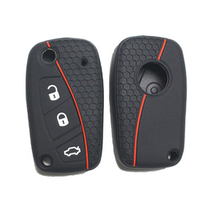 <span class=keywords><strong>Coque</strong></span> de porte-clés en silicone pour <span class=keywords><strong>Fiat</strong></span> Stilo Grande Punto Bravo Linea Idea <span class=keywords><strong>Panda</strong></span> 500 Accessoires Support de voiture Clé à distance - Product Image 4