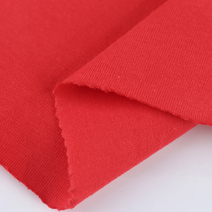 Tissu jersey en coton RZ003 165g avec élasthanne 40s uni teint extensible tricoté pour vêtements de garçons et de filles - Product Image 1