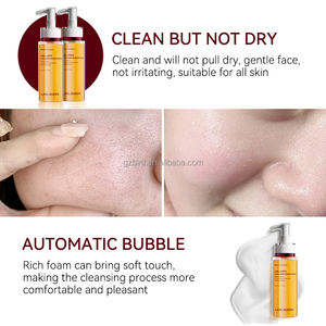 カスタマイズされたヒアルロン酸コラーゲン高麗人参フォーム洗顔料（普通肌/脂性肌用）-保湿、黒ずみ除去、毛穴縮小 - Product Image 3