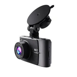 Caméra de tableau de bord électrique à double objectif, 4k, FHD, wifi, avant et arrière, sans batterie, affichage 3 pouces, gps, puce NOVATEK