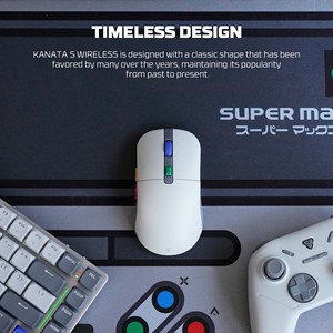 Fantech wg9s Chuột chơi game không dây strikespeed 70hrs paw3311 89g RGB Ergonomic chuột cho PC Chuột chơi game - Product Image 3