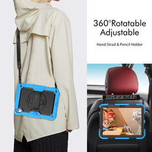Funda protectora de pantalla resistente para <span class=keywords><strong>iPad</strong></span> de 10. ª generación de 10,9 pulgadas, cinturón de hombro con soporte giratorio integrado 360 - Product Image 4