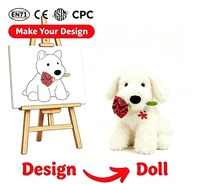 Peluche personnalisée, cadeaux d'anniversaire, broderie de logo personnalisée, estampage à chaud, animal en peluche doux, fantôme blanc, unisexe