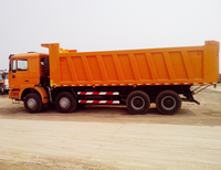 Caminhão Basculante F2000 6X4, Motor Diesel de 340HP, Caixa de Carga Tipo U de 18CBM, 25Ton GVW para Transporte de Mineração