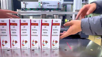 Impresora de Inyección de Tinta de Una Sola Pasada, Máquina de Impresión de Bordes de Libros, Máquina de Impresión de Bolsas de Papel Kraft